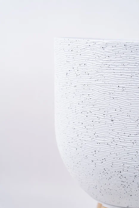 Maceta Teli - Blanco en Blanco - Decoración, Uruguay | Indian, vista 3