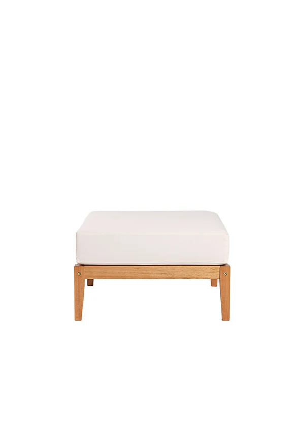 PUFF CANNES ACQUABLOCK CRUDO 70x70x40CM JATOBA - Muebles para el exterior, Uruguay | Vinibel, vista 2