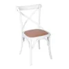 Silla De Comedor Madera Blanco Cruceta en Blanco - Sillas, Uruguay | Divino, vista 2 de 7