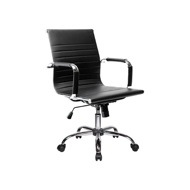 Silla De Escritorio Inox en Negro - Escritorios y sillas de escritorio, Uruguay | Rústico Hogar