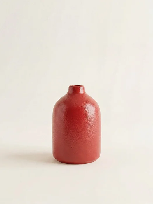 Jarrón Cerámica Pequeño en Rojo - Jarrones, Uruguay | Cabana