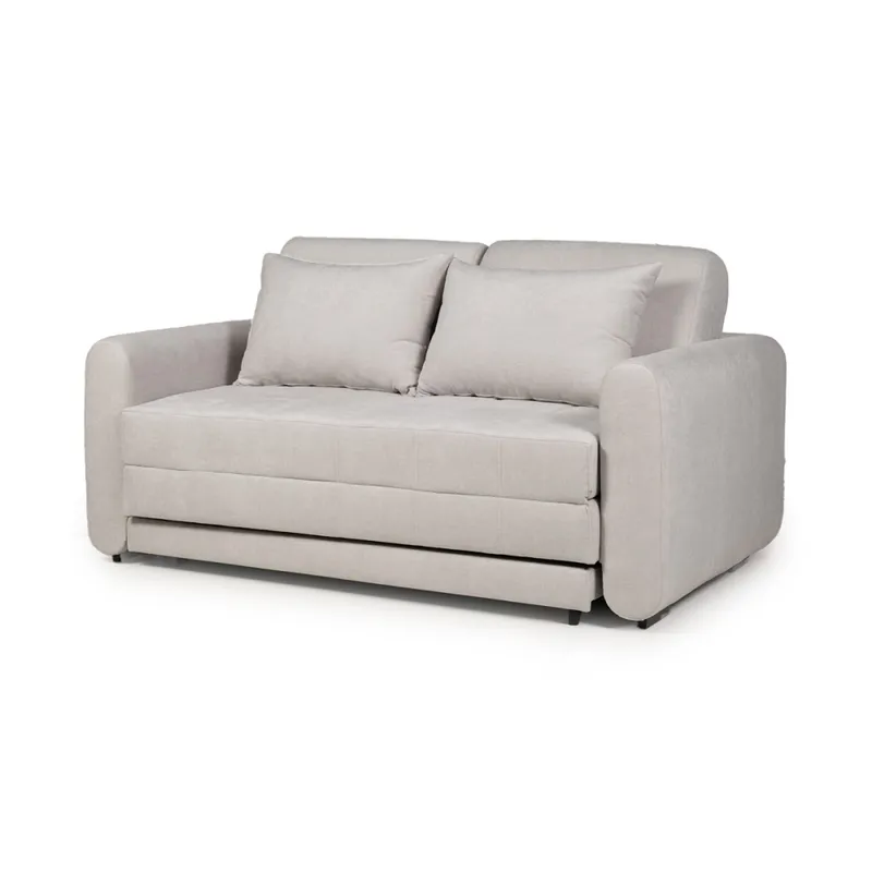 Sofá Cama Parma - Tela Microfibra - TC1009 (Plata) en Gris - Sillones y sofás, Uruguay | NYR