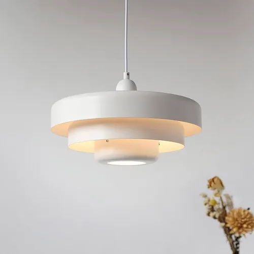 Lampara de techo Japandi en Blanco - Lámparas colgantes, Uruguay | Alta Gracia Deco