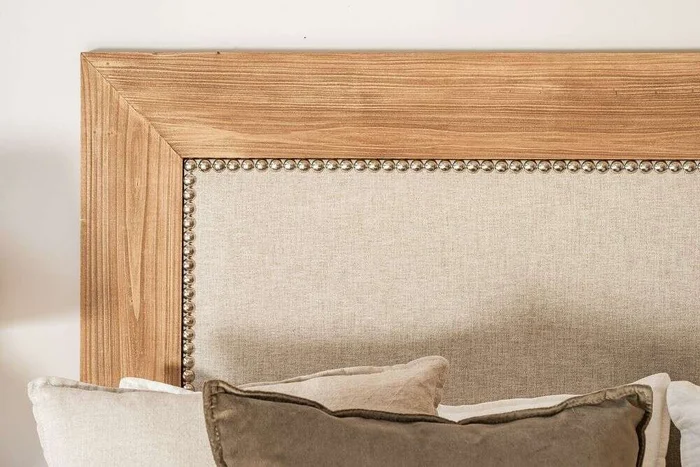 RESPALDO TERRA - ALAMO Y LINO ANTIMANCHAS - 1.90 MTS en Madera natural - Respaldos de cama, Uruguay | La Iberica, vista 2