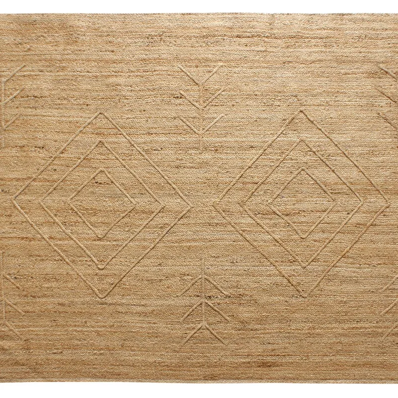 ALFOMBRA TRIBAL YUTE NATURAL en NATURAL TAMAÑO: 250X350 - Alfombras, Uruguay | Masinfinito Casa