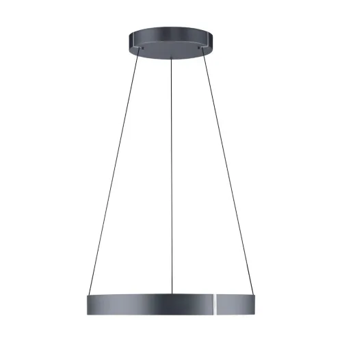 Colgante led anillo motorizado 44w 70cm a control remoto con varias funciones, gris grafito en Gris - Lámparas colgantes, Uruguay | Iluminica