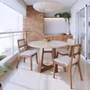 Mesa de Comedor Wood - Redonda - Línea Nevada en Multicolor - Mesas de comedor, Uruguay | Ecowood, vista 3 de 3