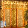 Cortina lluvia luces led cálida decoración 3x3mts - Lámparas de mesa, Uruguay | Buho Store, vista 5 de 9