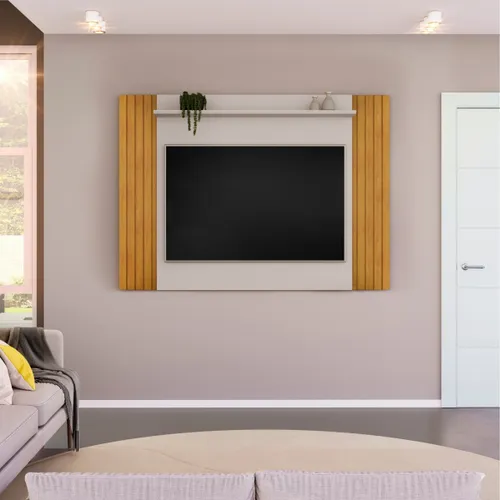 Panel para TV Trend - Terminación Cedro en Marrón - Muebles para TV, Uruguay | Rústico Hogar