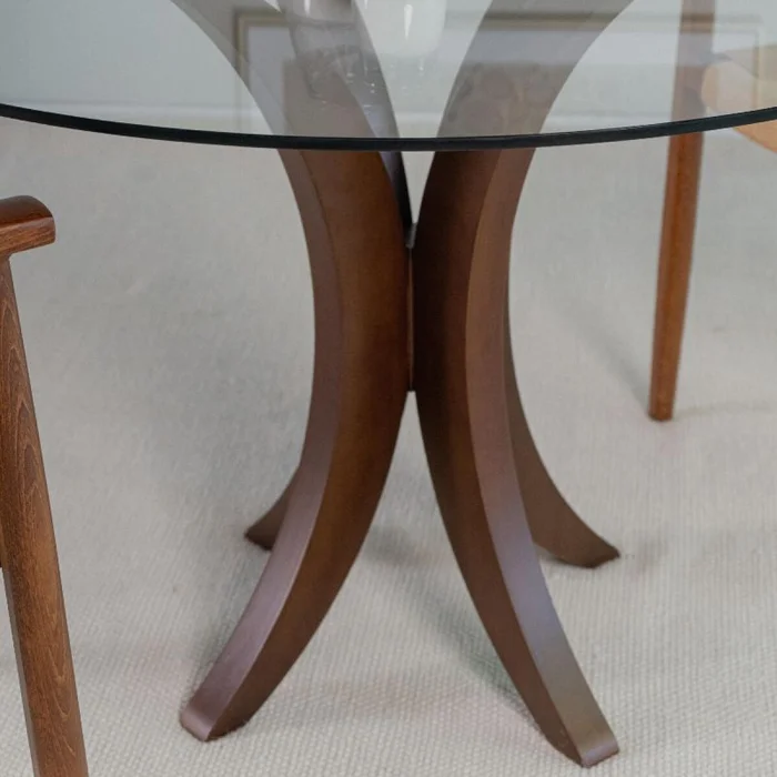 Base para Mesa Pies Curvos en Marrón - Mesas de comedor, Uruguay | Fábrica Italiana, vista 4