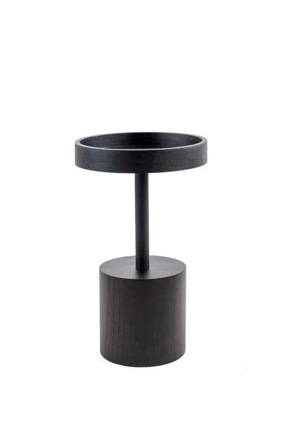 MESA LATERAL STAR M CINAMOMO NEGRA 35X35X55H CM, Uruguay | Vinibel, vista 2