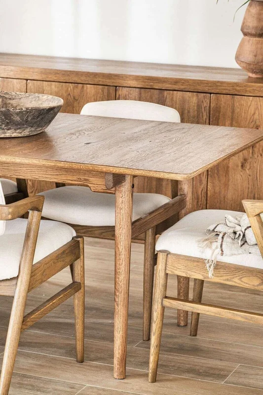 MESA COMEDOR MILANO - ROBLE - 1.90 X 0.90 MTS en Marrón - Mesas de comedor, Uruguay | La Iberica, vista 14