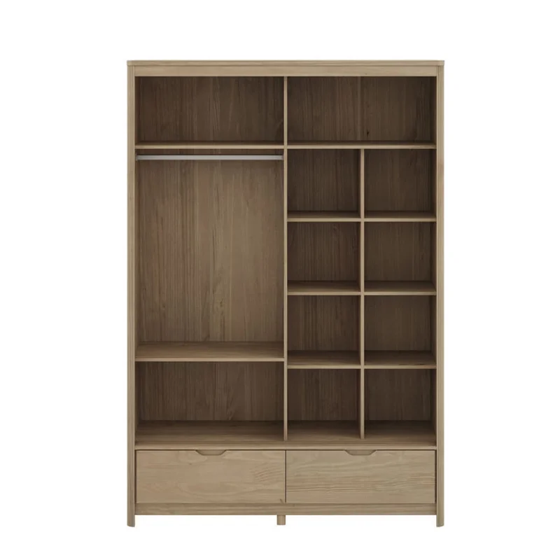 Placard Nest Mdf-y-madera Puertas Corredizas en Madera natural - Roperos y placares, Uruguay | Divino, vista 3