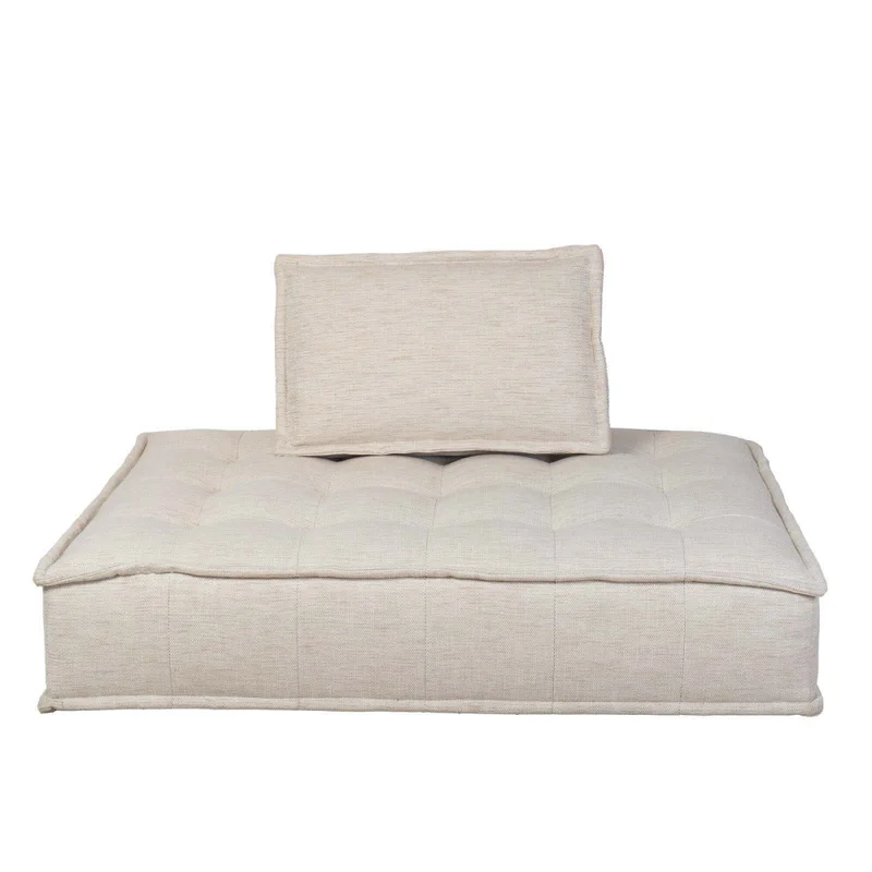 Sofá Modular Tela-premium Natural-beige Lounger Element Beige en Beige - Sillones y sofás, Uruguay | Divino, vista 3