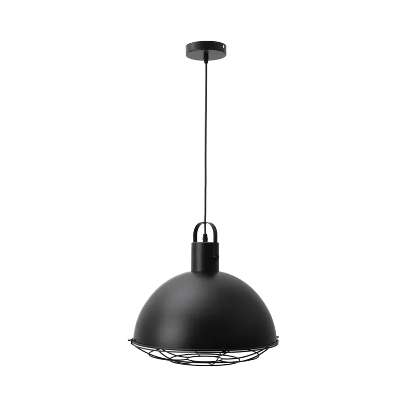 Luminaria Colgante Sharp Big Negra en Negro - Lámparas colgantes, Uruguay | Serlux