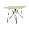 MESA RECTANGULAR "WING" TAPA EN MADERA, PIE EN METAL 1.50 X 90CM en Multicolor - Mesas de comedor, Uruguay | Champagne Home, vista 2 de 3
