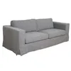 Sofá Con Funda Desmonttable 3 Cuerpos Tela-y-madera Gris Charlie en Gris - Sillones y sofás, Uruguay | Divino, vista 3 de 4