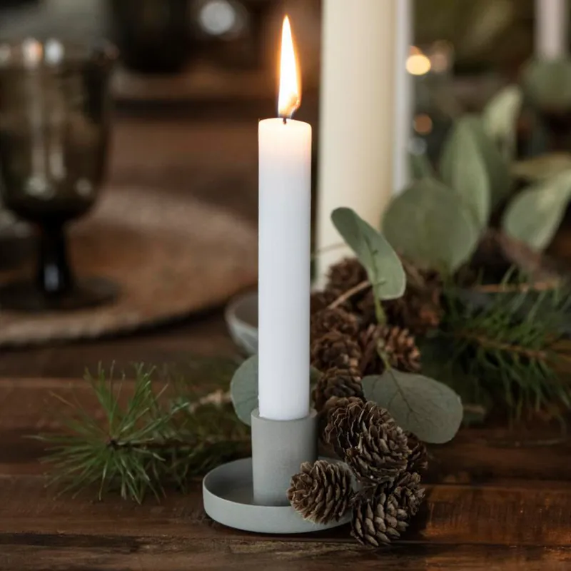 Portavelas Daso - Gris en Gris - Velas y Portavelas, Uruguay | Walnut