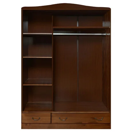 Ropero 3 puertas Linea Agata en Marrón - Roperos y placares, Uruguay | La Cueva Muebles, vista 4