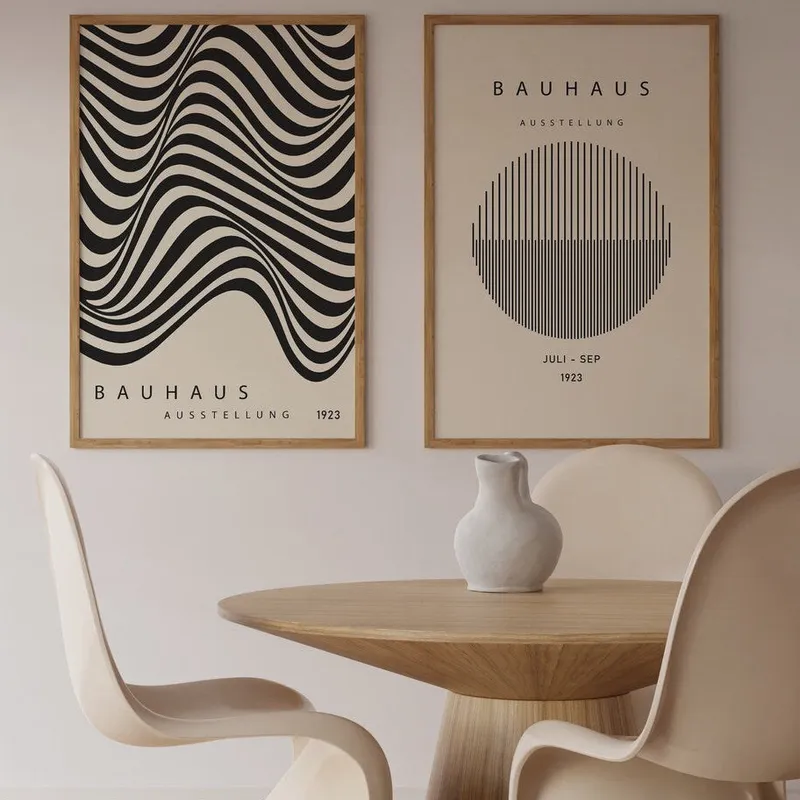 Bauhaus - Black 1923 en Multicolor - Láminas, Uruguay | La Cuadrería
