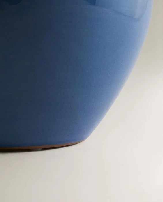 JARRÓN CERÁMICA ESMALTADO en Azul - Jarrones, Uruguay | Zara Home, vista 5