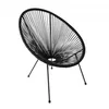 SILLA HONGUITO DE JARDIN COZUMEL DE RATTAN NEGRO en Negro - Muebles para el exterior, Uruguay | Alfa Ventas, vista 3 de 5
