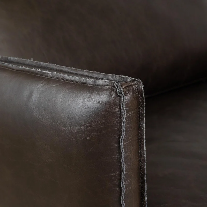 Sillón Cuero-100-natural Negro Romeo en Negro - Sillones y sofás, Uruguay | Divino, vista 6