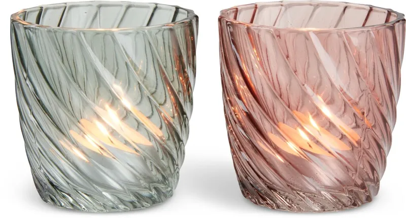 Portavelas VAGN Ø8xA8cm cristal variado en Variado - Velas y Portavelas, Uruguay | JYSK