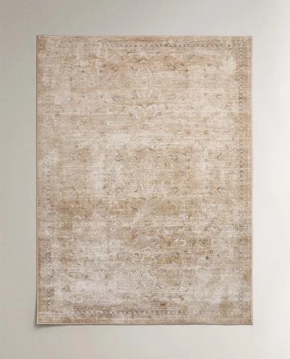 ALFOMBRA EFECTO VINTAGE en Beige - Alfombras, Uruguay | Zara Home, vista 3
