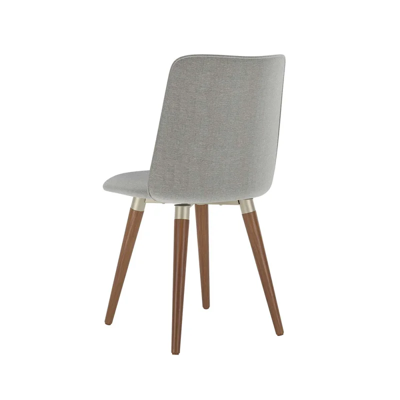 Silla De Comedor Madera Gris Ivete Giratoria en Gris - Sillas, Uruguay | Divino, vista 4