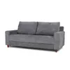 Sofá Modus (Outlet) - Tela Microfibra - 3 cuerpos - Berlin 06 (Grafito) en Gris - Sillones y sofás, Uruguay | NYR, vista 1 de 3