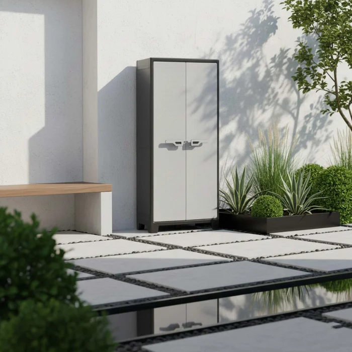 Multiuso Armario Gris Polipropileno Keter Titan en Gris - Muebles para el exterior, Uruguay | Divino