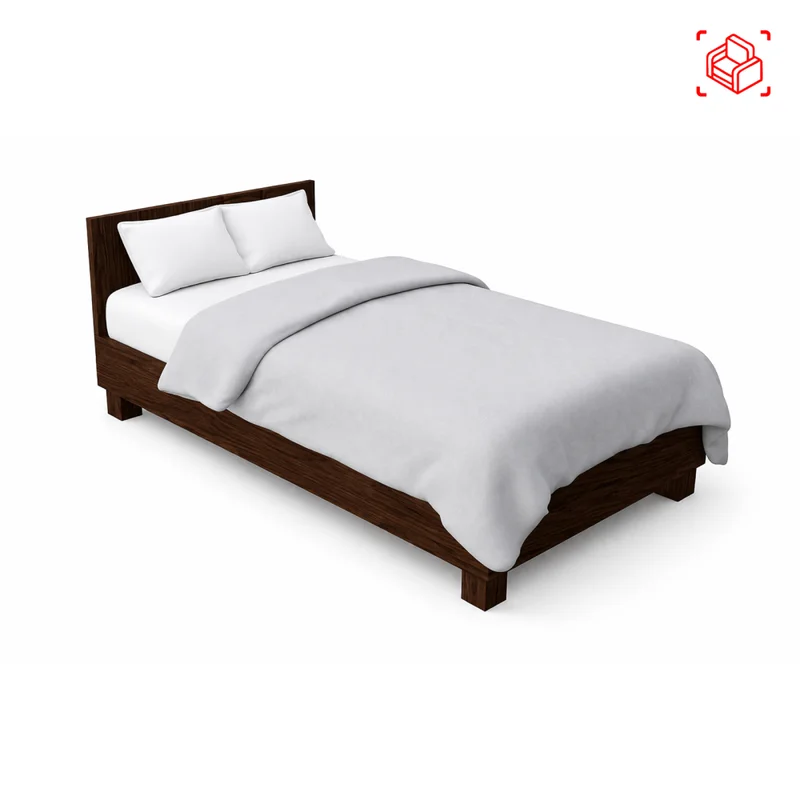 Cama 2 Plazas Madera Marron Mex en Marrón - Dormitorio, Uruguay | Divino, vista 6