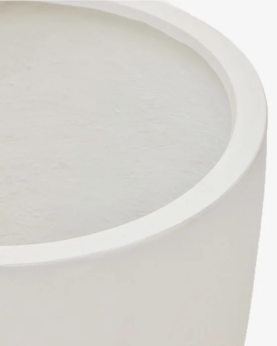 Macetero Aiguablava de cemento - blanco Ø 56 cm en Negro - Muebles para el exterior, Uruguay | Kavehome, vista 2