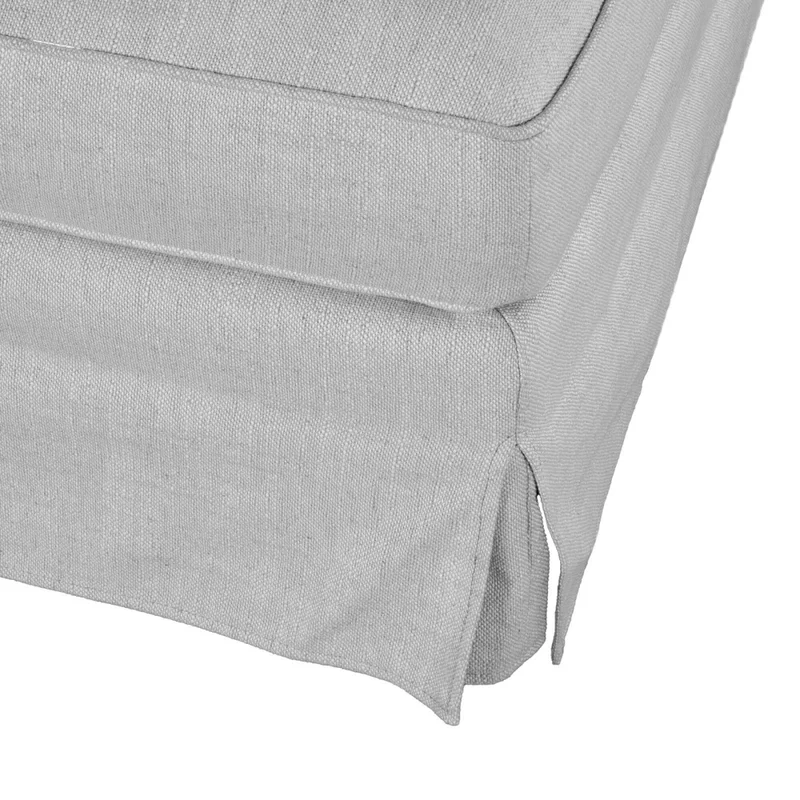 Puff Tela-y-madera Gris Charlie en Gris - Sillones y sofás, Uruguay | Divino, vista 5