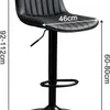 TABURETE ALTO DE BAR NEGRO BY020S2C04 - Butacas, banquetas y puffs, Uruguay | Alfa Ventas, vista 3 de 3