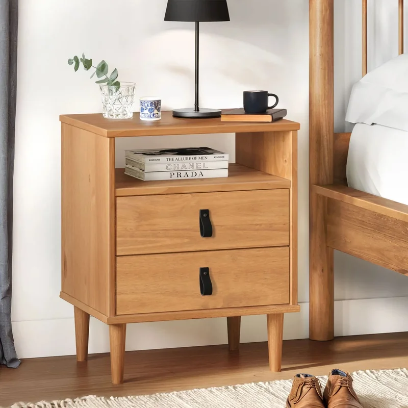 Mesa de luz Nordica Mikka - Madera Maciza en Madera natural - Mesas de luz, Uruguay | Balton, vista 10