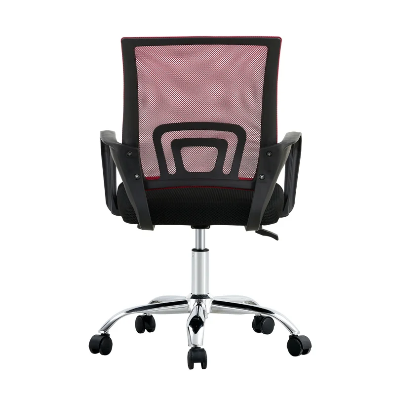 Silla De Escritorio Malla Rojo Hy-520p en Rojo - Sillas de escritorio, Uruguay | Divino, vista 4