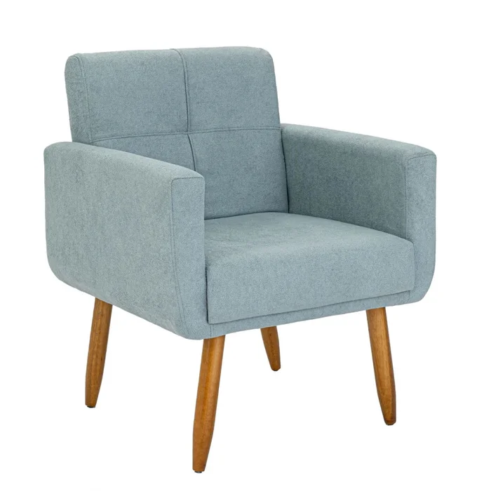 Kit 2 Poltrona + Puff Havana Azul en Celeste - Sillones y sofás, Uruguay | Ecowood, vista 5
