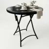 Mesa Plegable Redonda – Vidrio Templado 80 cm – Big en Negro - Muebles para el exterior, Uruguay | Delta Center, vista 1 de 5