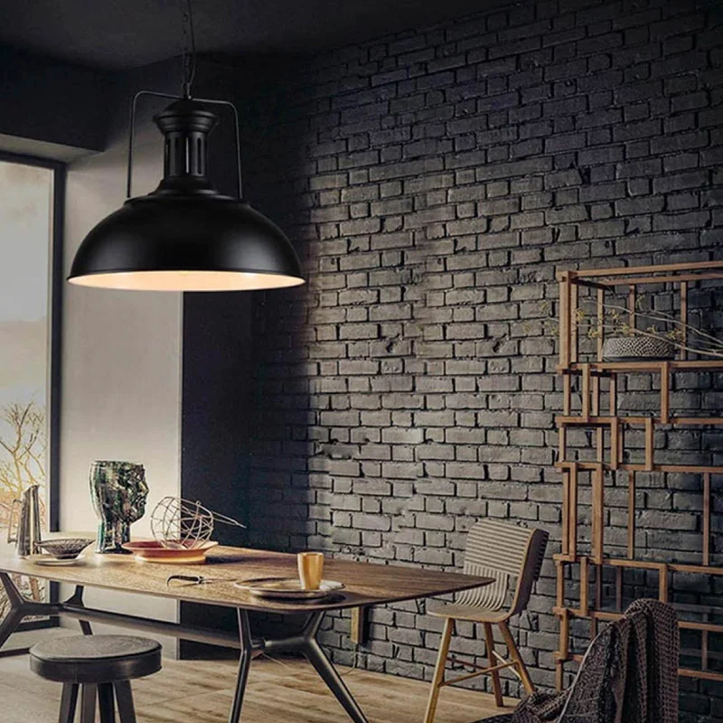 Lámpara galponera Fénix en Negro - Lámparas colgantes, Uruguay | Alta Gracia Deco, vista 3