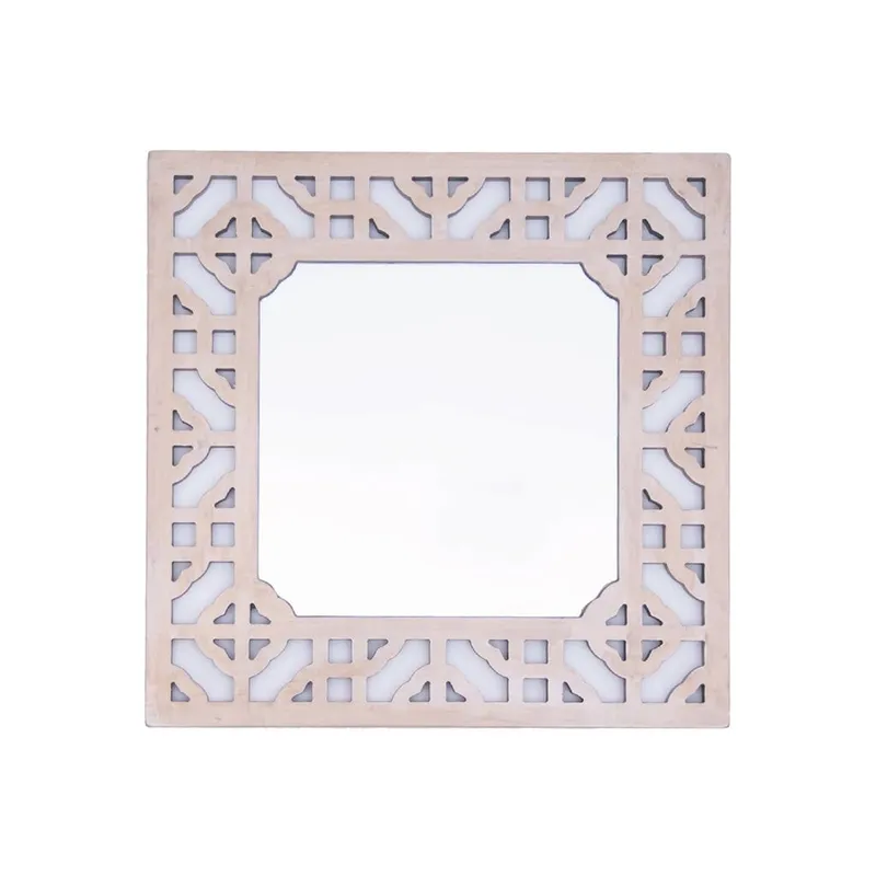 ESPEJO DIFERENTES FORMAS 40x40CM MADERA - Espejos, Uruguay | Decohogar