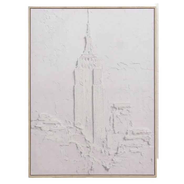 Cuadro City I, 60x80, Blanco Papel Tk25gg508a en Blanco - Decoración de pared, Uruguay | Divino