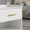 MESA DE LUZ CON 1 CAJON - COLOR BLANCA en Blanco - Mesas de luz, Uruguay | Champagne Home, vista 3 de 5