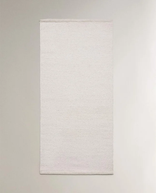 ALFOMBRA LANA TONO CLARO en Blanco - Alfombras, Uruguay | Zara Home, vista 4