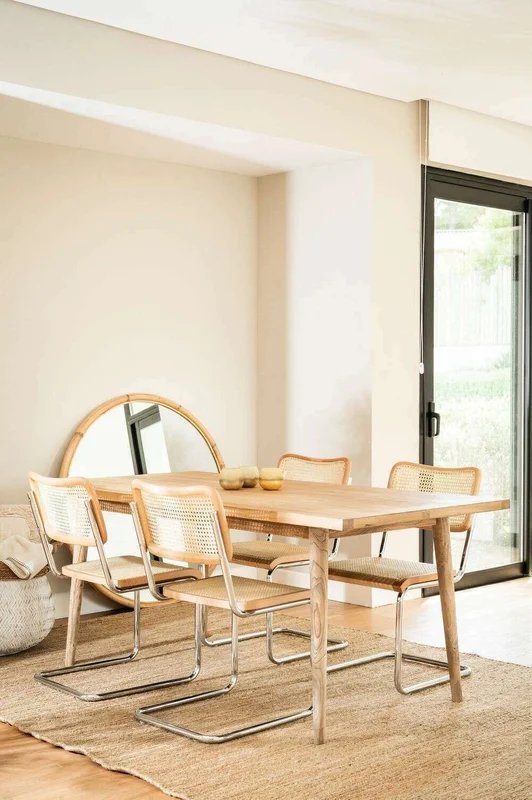 MESA COMEDOR NORDICA - OLMO NATURAL - 1.80 X 0.90 MTS en Madera natural - Mesas de comedor, Uruguay | La Iberica, vista 22