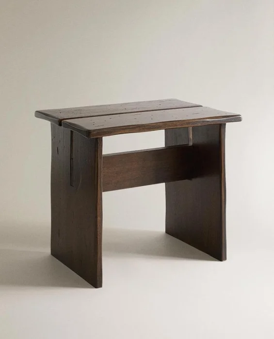 MESA AUXILIAR MADERA MANGO en Madera natural - Mesas de living, Uruguay | Zara Home, vista 2
