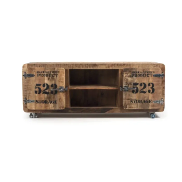 R9 Rack en Madera natural - Muebles para TV, Uruguay | Victoriana