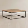 Mesa Ratona Madera-y-metal Natural-beige Dominique Natural en Multicolor - Mesas de living, Uruguay | Divino, vista 1 de 4