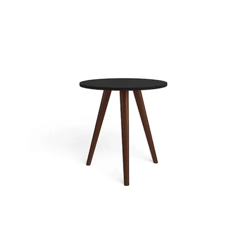 Mesa De Living Lateral Redonda Patas Altas 100% Mdp - Mesas de living, Uruguay | Soy Hogar